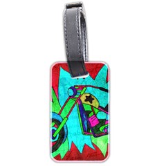 Chopper Luggage Tag (two Sides)