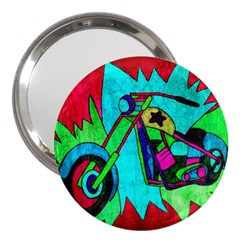 Chopper 3  Handbag Mirror by Siebenhuehner