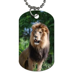 Regal Lion Dog Tag (two-sided)  by AnimalLover