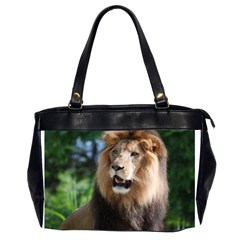 Regal Lion Oversize Office Handbag (two Sides) by AnimalLover