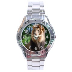 Regal Lion Stainless Steel Watch by AnimalLover