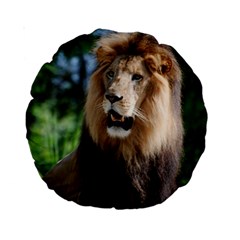 Regal Lion 15  Premium Round Cushion  by AnimalLover