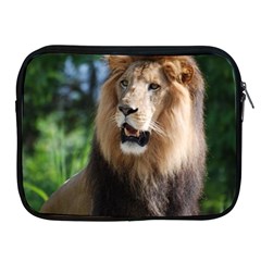 Regal Lion Apple Ipad Zippered Sleeve by AnimalLover