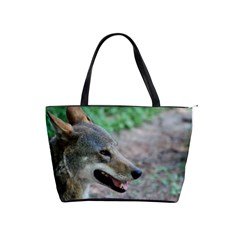 Red Wolf Large Shoulder Bag by AnimalLover