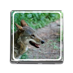 Red Wolf Memory Card Reader With Storage (square)