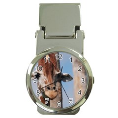 Cute Giraffe Money Clip With Watch