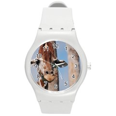 Cute Giraffe Plastic Sport Watch (medium)