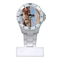 Cute Giraffe Nurses Watch