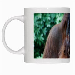 Orangutan Family White Coffee Mug by AnimalLover