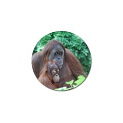 Orangutan Family Golf Ball Marker by AnimalLover