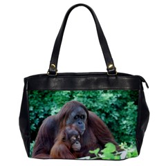 Orangutan Family Oversize Office Handbag (one Side) by AnimalLover