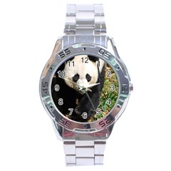 Giant Panda Stainless Steel Watch by AnimalLover