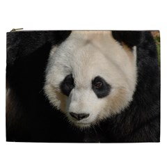 Adorable Panda Cosmetic Bag (xxl) by AnimalLover