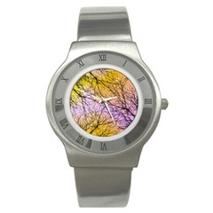 Branches Stainless Steel Watch (slim)