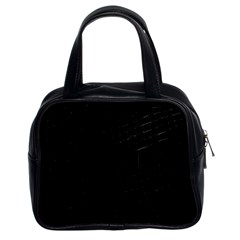 Black Classic Handbag (two Sides)