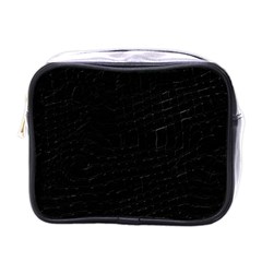 Black Mini Toiletries Bag (one Side)