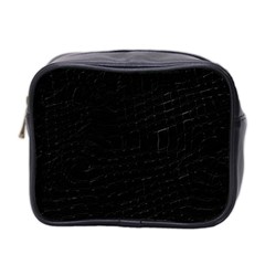 Black Mini Toiletries Bag (two Sides)