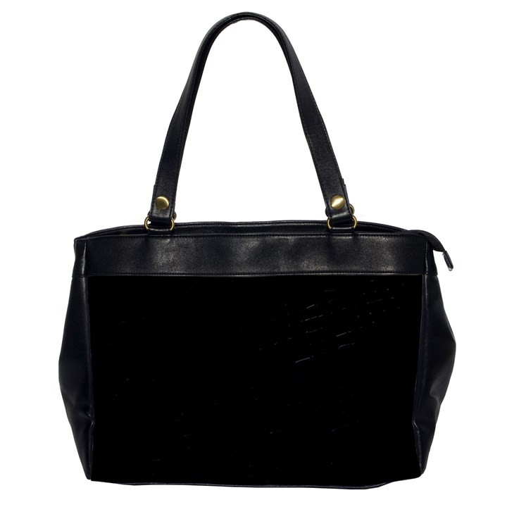 Black Oversize Office Handbag (One Side)