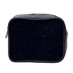 Navy Blue Mini Toiletries Bag (two Sides)