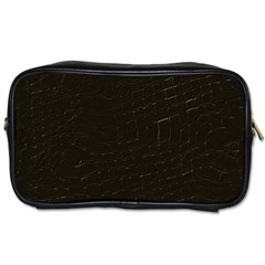 Dark Brown Toiletries Bag (two Sides)