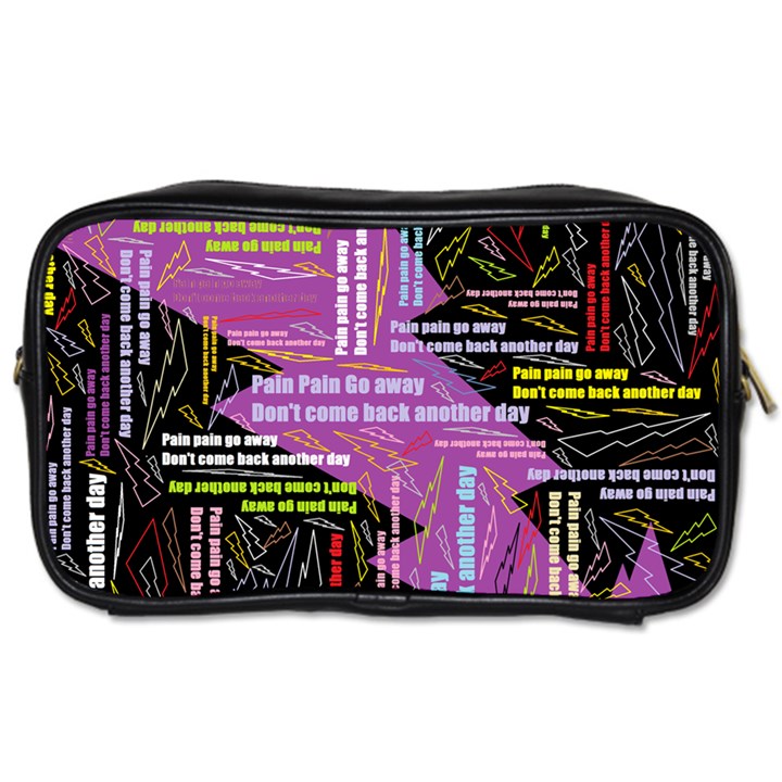 Pain Pain Go Away Travel Toiletry Bag (One Side)