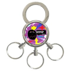 Excruciating Agony 3-ring Key Chain by FunWithFibro