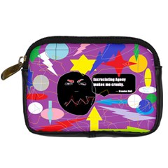 Excruciating Agony Digital Camera Leather Case by FunWithFibro