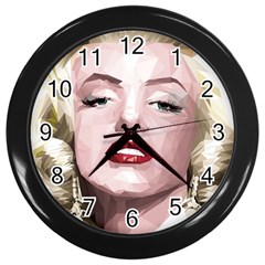 Marilyn Wall Clock (black)