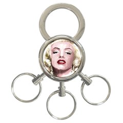 Marilyn 3-ring Key Chain by malobishop