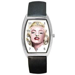 Marilyn Tonneau Leather Watch