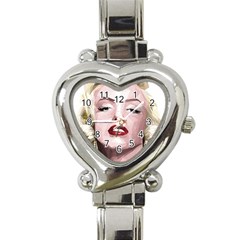 Marilyn Heart Italian Charm Watch 