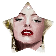 Marilyn Star Ornament (two Sides)