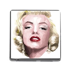 Marilyn Memory Card Reader With Storage (square) by malobishop