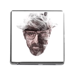 Heisenberg  Memory Card Reader With Storage (square) by malobishop