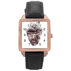 Heisenberg  Rose Gold Leather Watch  by malobishop