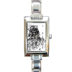 Darth Vader Rectangular Italian Charm Watch by malobishop