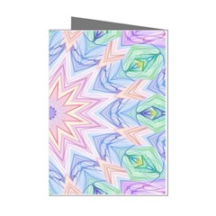 Soft Rainbow Star Mandala Mini Greeting Card (8 Pack) by Zandiepants