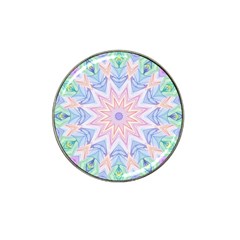 Soft Rainbow Star Mandala Golf Ball Marker (for Hat Clip)