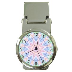 Soft Rainbow Star Mandala Money Clip With Watch