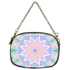 Soft Rainbow Star Mandala Chain Purse (two Sided) 