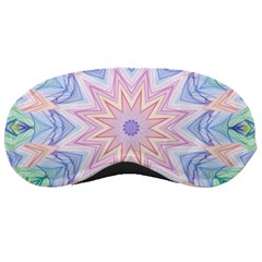 Soft Rainbow Star Mandala Sleeping Mask