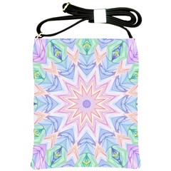 Soft Rainbow Star Mandala Shoulder Sling Bag