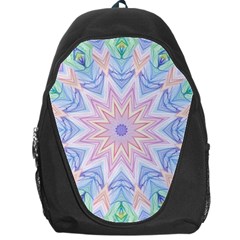 Soft Rainbow Star Mandala Backpack Bag by Zandiepants