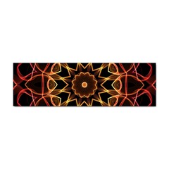 Yellow And Red Mandala Bumper Sticker 100 Pack by Zandiepants