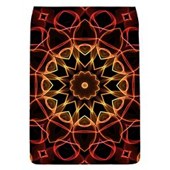 Yellow And Red Mandala Removable Flap Cover (large) by Zandiepants