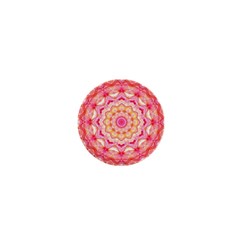 Yellow Pink Romance 1  Mini Button Magnet