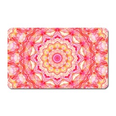 Yellow Pink Romance Magnet (rectangular) by Zandiepants