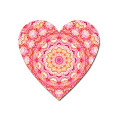 Yellow Pink Romance Magnet (heart)