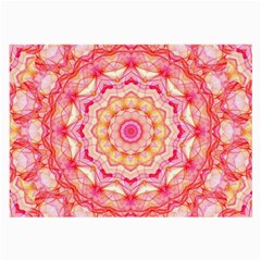 Yellow Pink Romance Glasses Cloth (large) by Zandiepants