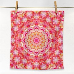 Yellow Pink Romance Face Towel